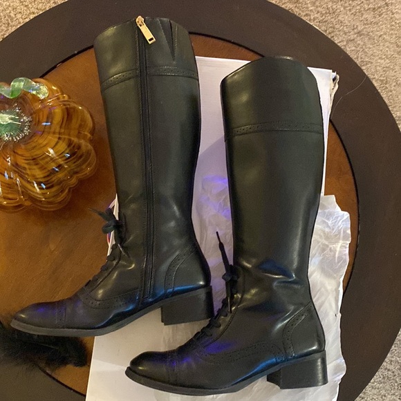 Tommy Hilfiger Tall Black Boots - Picture 12 of 13